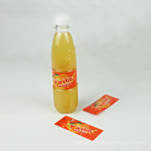 PVC/PET Shrink Wrapped Sleeve Label For  orange juice